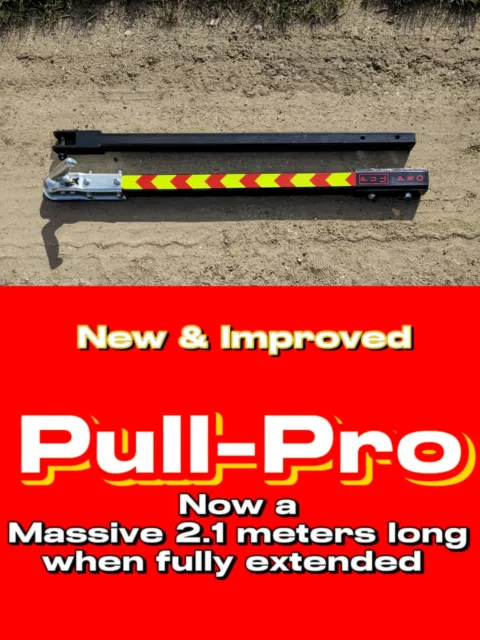 Pull-Pro. EXTRA HEAVY DUTY Vehicle Recovery Tow Pole Ridged Towing Bar