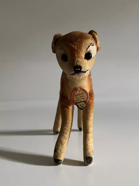 steiff bambi walt disney samt velvet vintage  1952-58