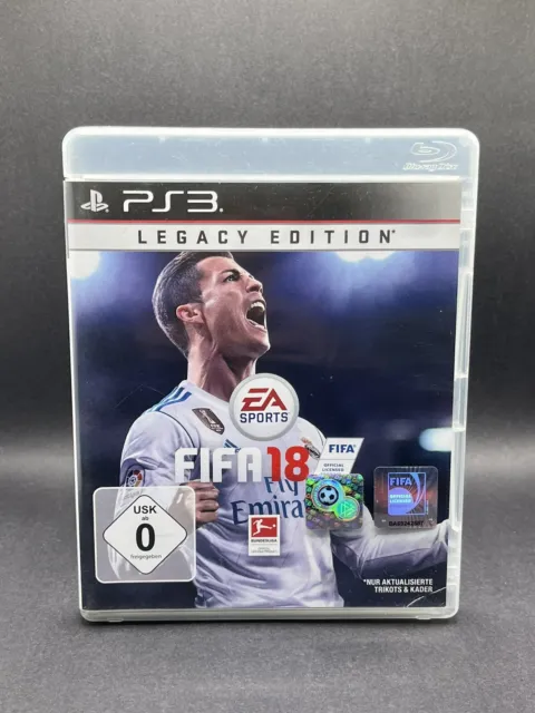 FIFA 18 - Legacy Edition PS3 [ Sony PlayStation 3, 2017 ]