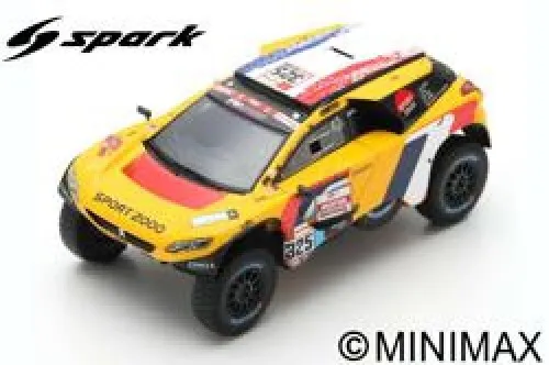 Modellauto Auto Rallye Maßstab 1:43 spark Modell Peugeot 3008 Dkr N.325 - Mod
