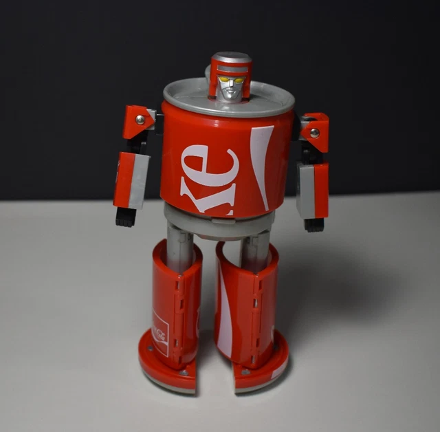 COCA COLA VERY Rare Vintage 1980’s Robot Transformer Can Retro - Good ...