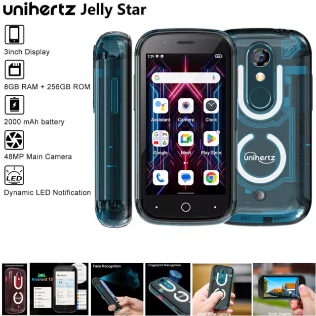 Cubot Pocket 3, Mini Smartphone android 12 de 4,5 pulgadas, Helio G85,  Octa-Core, NFC