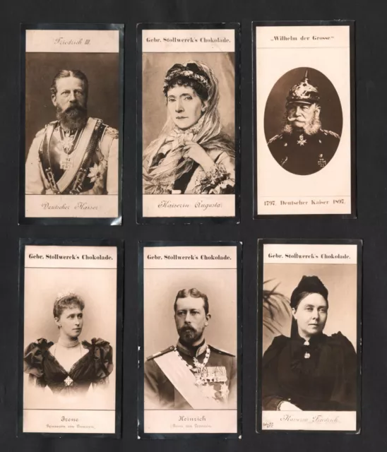 German Royal Family II Stollwerck Ser 22 German Card Set 1898 William Friedrich