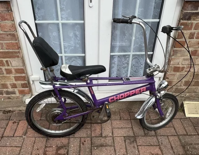 Raleigh Chopper mk3 purple bike. TLC PROJECT