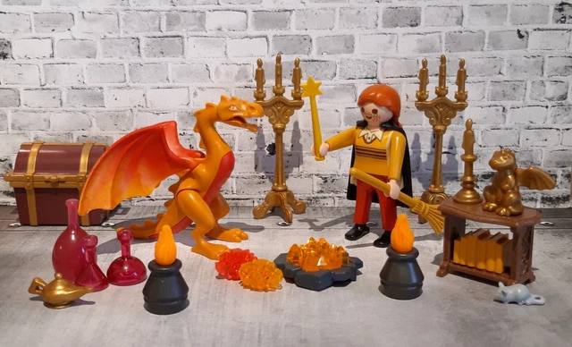 Lot Playmobil Harry Potter - Ron, Draco, Albus, Figurines, Cours De Potions, Baguettes