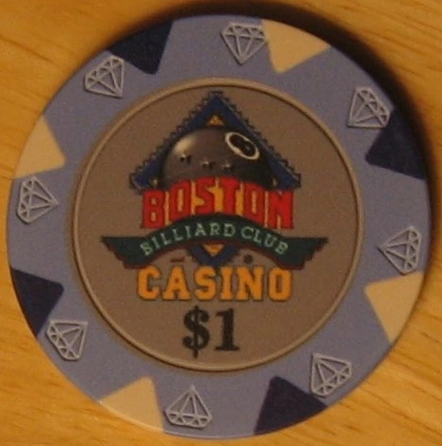 Boston Billiard Club $1 Casino Poker Chip Nashua New Hampshire Boston Billiard Club $1 Casino Poker Chip Nashua New Hampshire