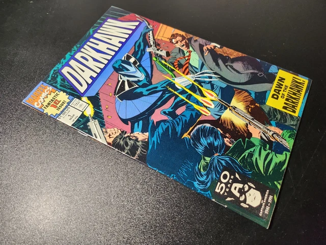 Darkhawk #1 Origin & 1st Appearance Chris Powell 1991 Marvel MCU Key Comic Book 2