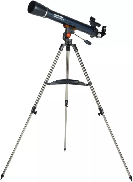 Celestron 21073 AstroMaster LT 60AZ Refractor Telescope, Dark Blue