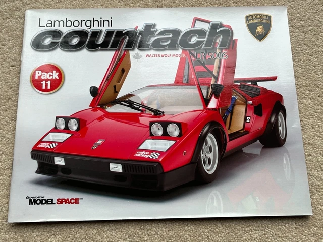 PACK 11 MAGAZINE Deagostini Lamborghini Countach Walter Wolf Model ...