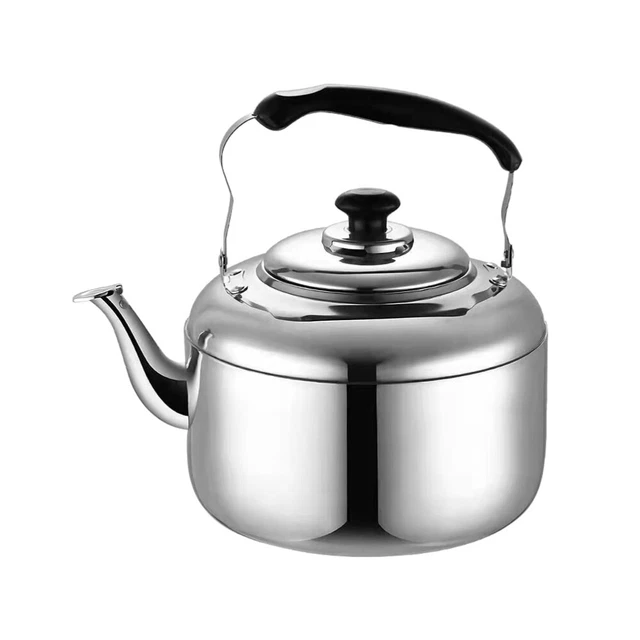 Whistle Boiling Kettle Stainless Steel Kettle Camping Tea Kettle Coal Stove