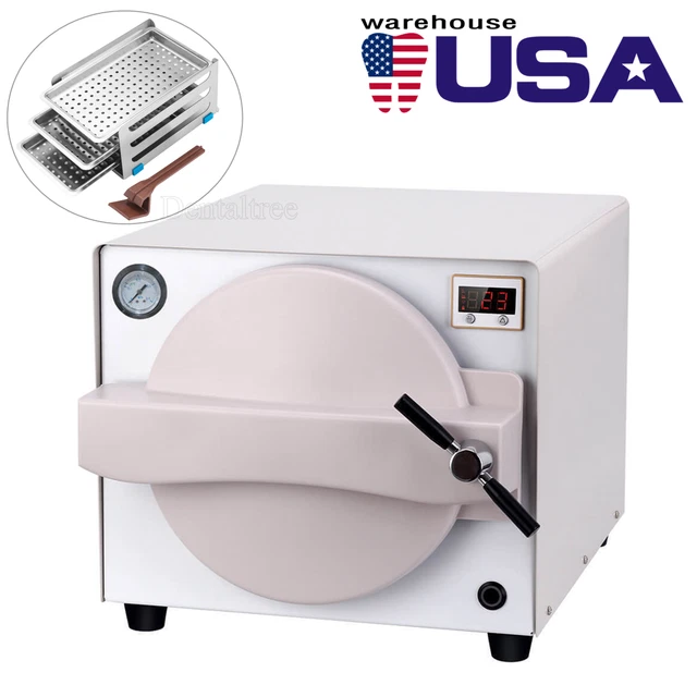 18L DENTAL LAB Autoclave Steam Sterilizer Automatic Sterilization