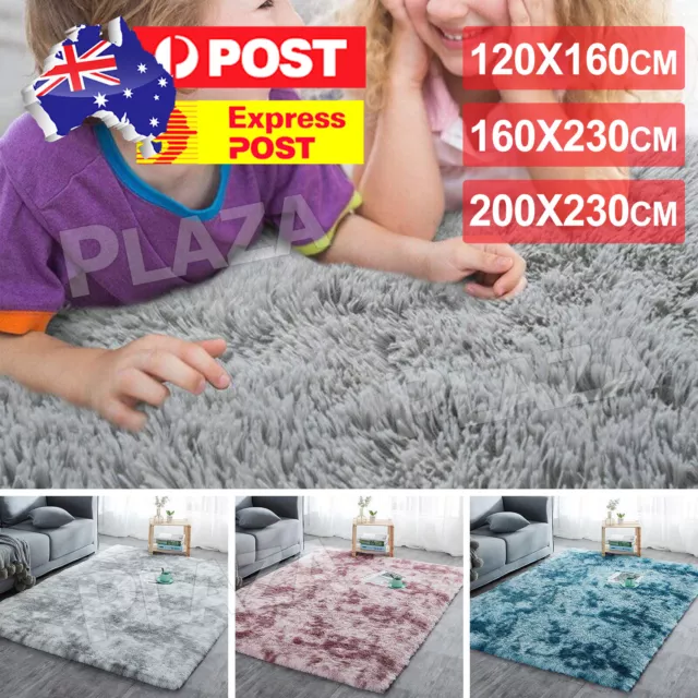 Floor Rug Rugs Fluffy Area Carpet Shaggy Soft Large Pads Living Room Bedroom Mat