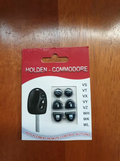 Holden Commodore VS VT VX VY VZ WH WK WL Replacement Remote Buttons