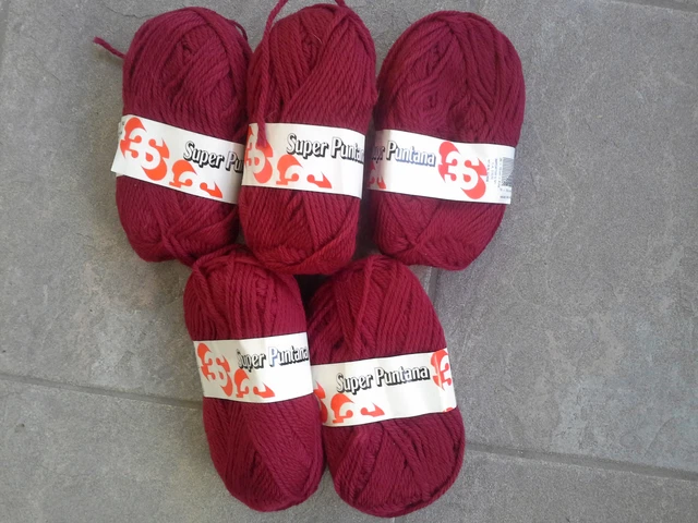 Lot De Pelotes De Laine Démarquée - Très Douces - Fabriqué En France - Taille Aiguille/crochet 5