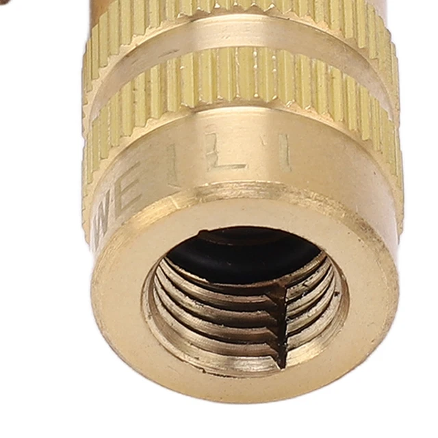Refrigerant Charging Valve Brass 1/4in Thread Adapter For R22 R410 R134A R404