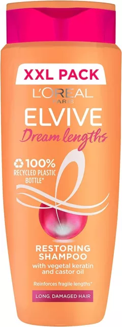 L'Oreal Elvive Haircare Dream Longueurs Long Shampooing Cheveux 700ml