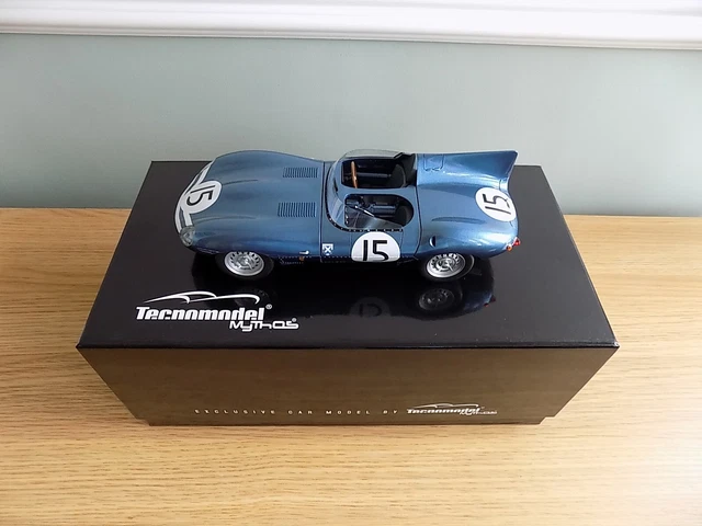 Miniature Tecnomodel 1/18 Jaguar Type D - Watkins Glen 1955 #60 Win Johnston