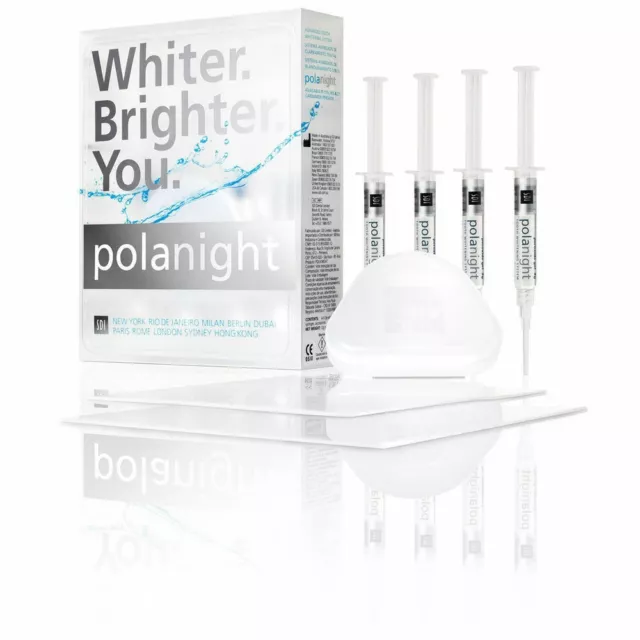 SDI Pola Night Kit 22 Percent Dental Tooth Whitening Bleach Kit of 4 x 3gm