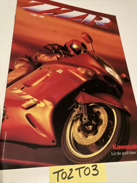 Kawasaki ZZR600 ZZR1100 ZZR 600 1100 Booklet - Sale Catalogue Leaflet