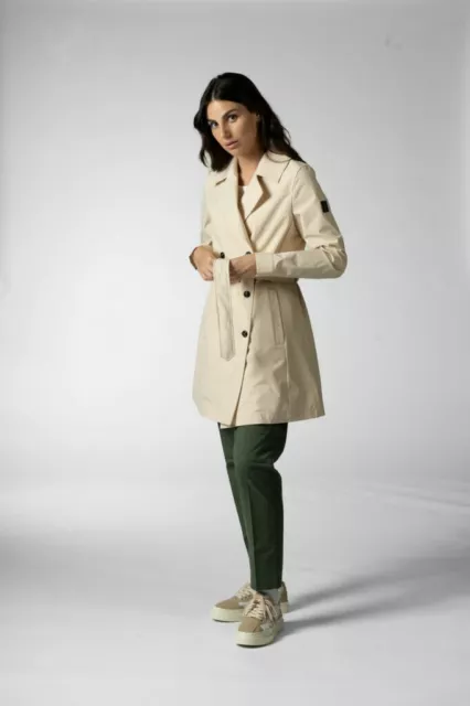 Trench Donna Doppio Petto Refrigue Taglia Xs