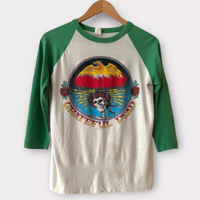 1979 Grateful Dead Vintage Tour Band Promo Raglan Tee Shirt 70s 1970s