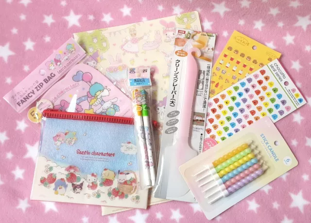 Sanrio Characters & Kawaii Items Pastel Colour Bundle Stationery & Baking BNWT