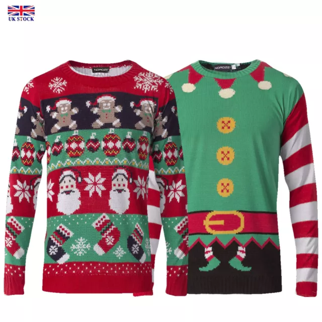Kids Boys Girls 3D Christmas Jumper Xmas Sweatshirt Novelty Knitted Pullover Top