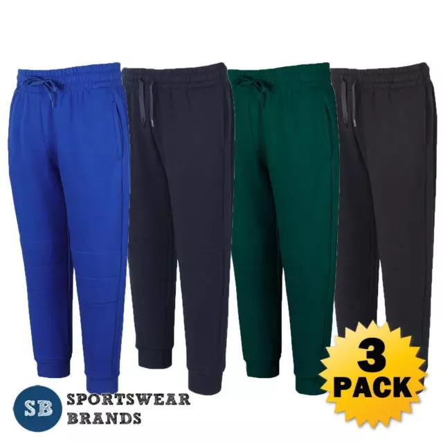 Bocini Kids Boys Girls Elite Sports Track Pants with Side Seam Zip