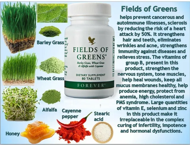 Forever Living Products Fields of Greens - 80 onglets par Forever Living,...