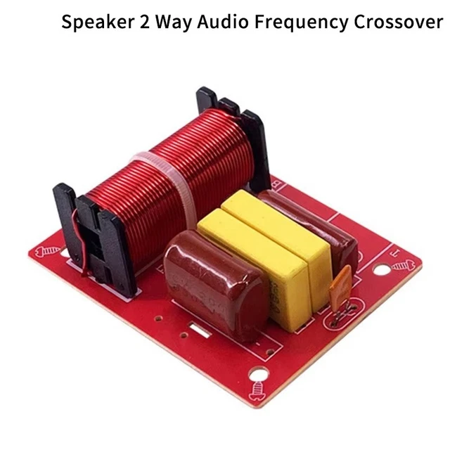 80W 2WAY CROSSOVER Filter Module HiFi Speaker Treble Bass Dual ...