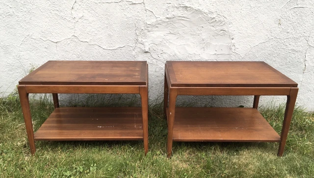 vintage Lane rhythm side end tables pair 997-45 mid century modern 1960’s vintage Lane rhythm side end tables pair 997-45 mid century modern 1960’s
