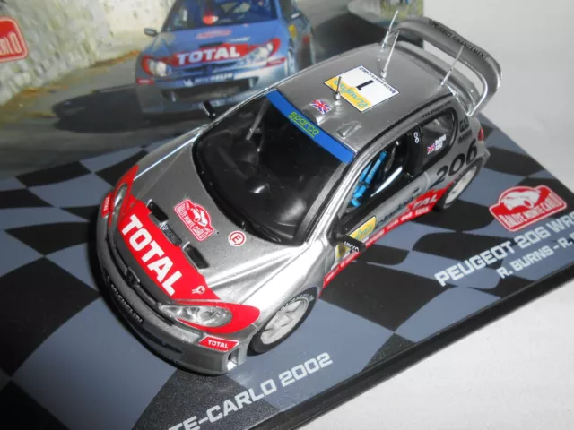 ️Carrera Go !!! 1:43 voiture Electric slot car 206 WRC 1 rallye