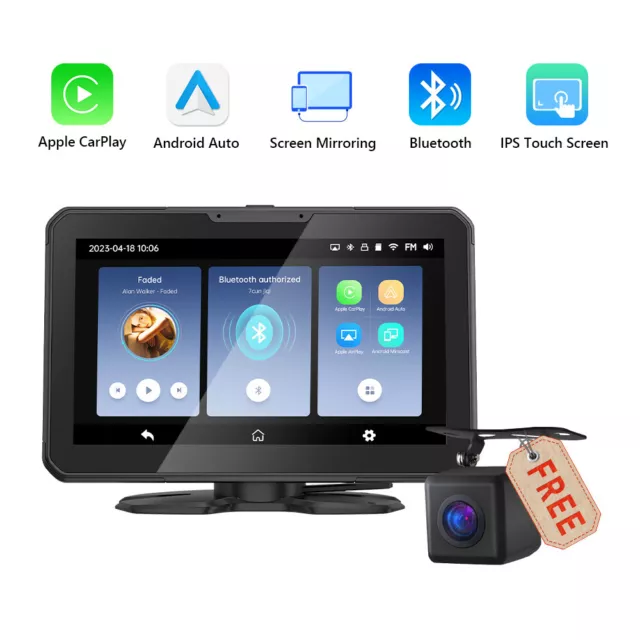 Eonon Wireless CarPlay Android Auto 7" IPS Car Stereo Radio Smart Voice Control