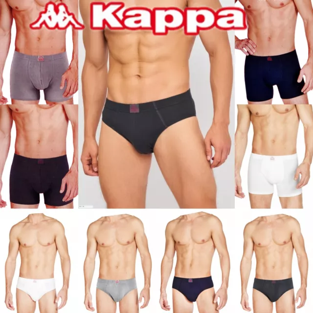 Kappa Pacco Da 6 Mutande Da Uomo Boxer / Slip Cotone Bielastico Misur Da M A 5Xl