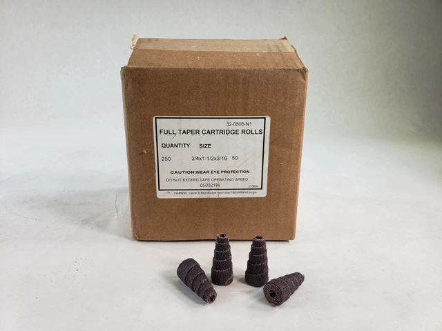 (Approximately 250) Pcs 32-0808-N1 Full Taper Cartridge Rolls 3/4 x 1-1/2 x 3/16