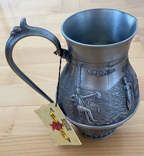 Frieling Zinn Krug - Lindenwirtin Germany mit Brief und Siegel