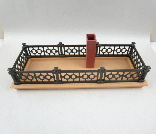 PLAYMOBIL VICTORIAN MANSION 5300 RoofTop Chimney Rail Railing Roof Part ...