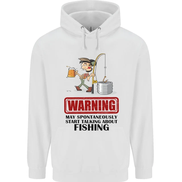 Pesca Warning Maggio Start Talking Divertente Bambini Felpa con Cappuccio