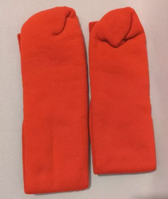 Vintage Converse Red Tube Socks Large Size 1980's Retro Men's Basketball Hightop 3
