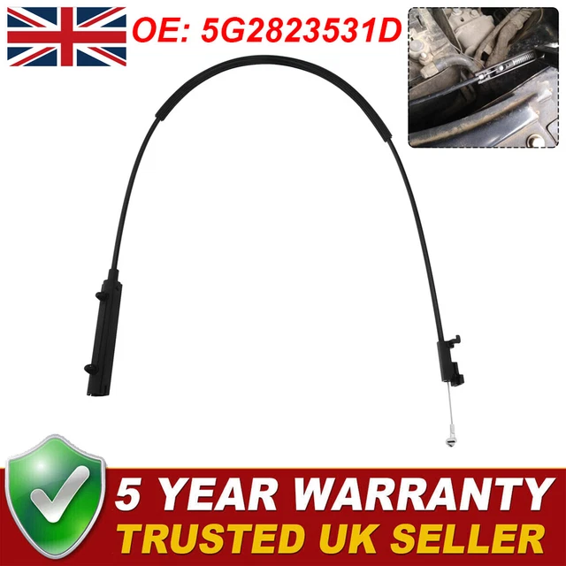 HOOD RELEASE Cable RHD Right Hand Drive 5G2823531D for VW GOLF