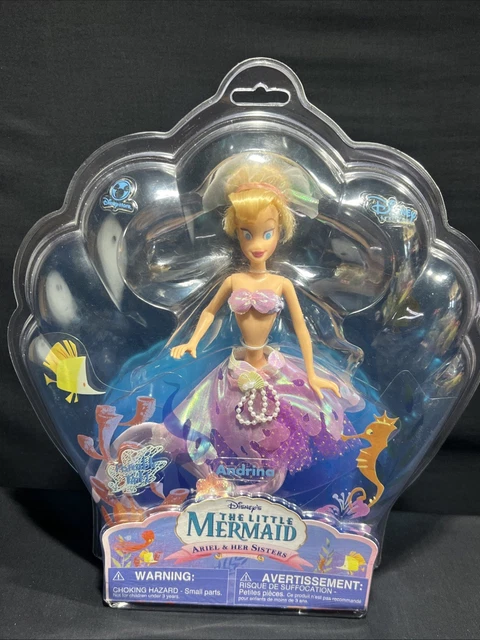 THE LITTLE MERMAID Ariel Her Sisters ANDRINA Doll Figure Brand New THE LITTLE MERMAID Ariel Her Sisters ANDRINA Doll Figure Brand New