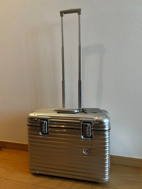 RIMOWA LUFTHANSA TOPAS Pilot Trolley 36L Silver 2-wheels