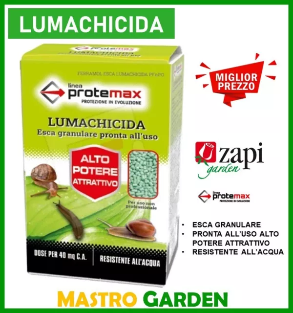 Esca Lumachicida Lumache Chiocciole Granulare Zapi Protemax Antilumache