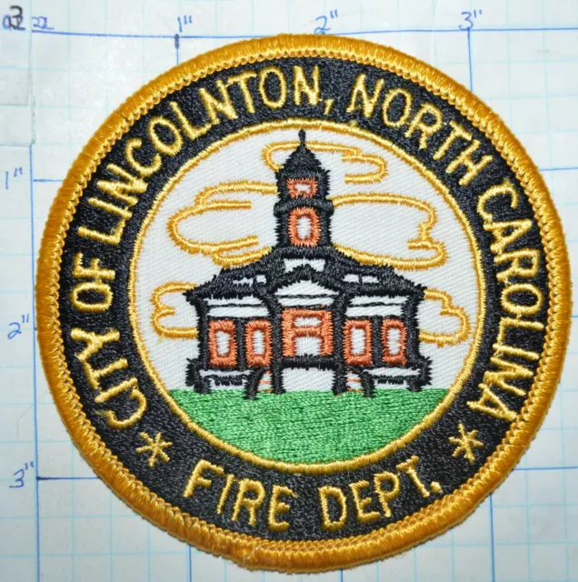 North Carolina, City Of Lincolnton Fire Dept Patch