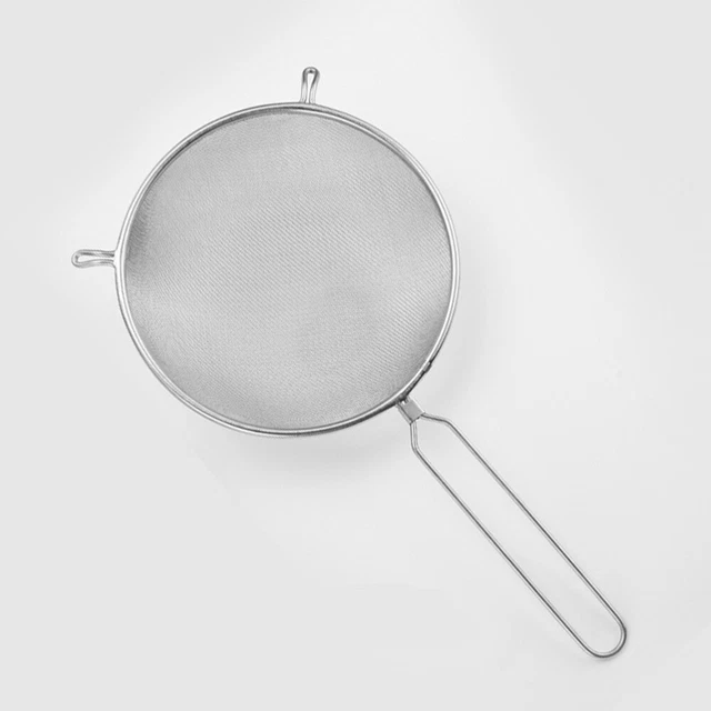 Set De 4 Passoires Inox MXTIMWAN - Tamis Maille Fine 7/10/14/18cm - Pour Cuisine Professionnelle