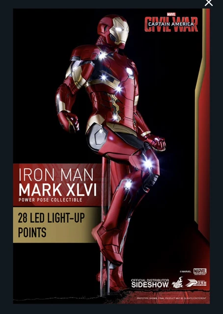 Hot Toys Captain America Civil War Iron Man Mark XLVI 46 PPS003 Sealed New USA