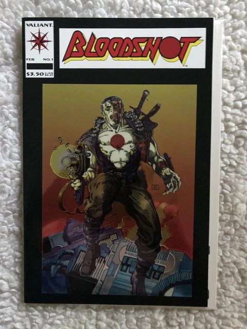 Bloodshot #1 Chromium Cover  Barry Windsor Smith Nm 1St Printing 1993 Valiant