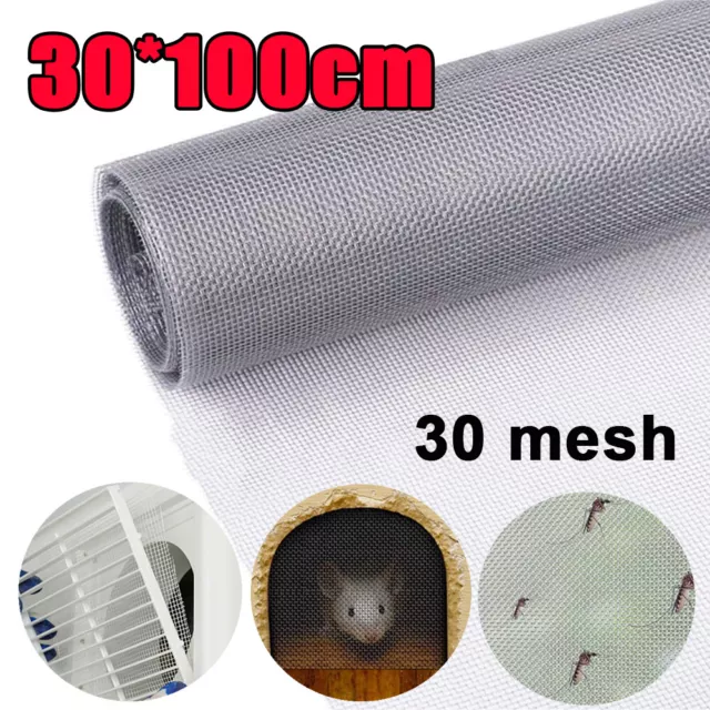 Woven Wire 30 Mesh 1 Roll 30 x 100 cm 304 Stainless Steel Mesh Screen DIY Filter