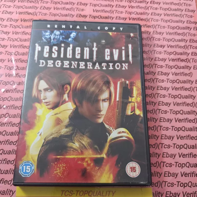 Resident Evil: Degeneration DVD (2009) FREE SHIPPING