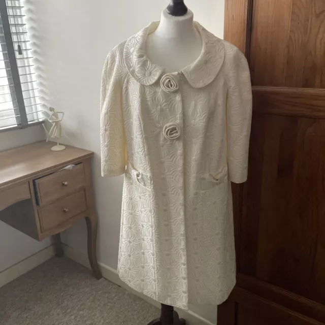 Autografo - Giacca M&S avorio madre della sposa/sposo taglia 14 Occasione Smart